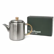 (店+)【日本 相澤工房】 AIZAWA 不鏽鋼茶壺 茶具 橫手 400ml