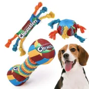 Interactive Pet Dog Toy Rainbow Twist Candy Toys Dog Grindin