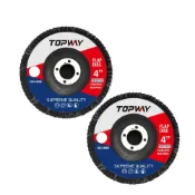 (店+)【TOPWAY】平面砂布輪 4吋(100mm) 百頁輪 拋光輪 砂輪片 砂布輪 砂布輪 砂布輪 砂輪片 百葉輪 可彎曲砂輪