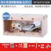 設彩品牌旗艦店 鸚鵡繁殖箱 透明鸚鵡繁殖箱玄鳳虎皮牡丹用鳥類用品內掛專用鳥窩鳥巢鳥房巢箱『XY33903』