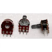 雙連可變電阻C10KB50K-15-20L-30L長度15MM-20MM-30MMVR電位器(100個以上備料10天)
