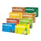 (店+)【Medimix】印度綠寶石皇室藥草浴 美肌皂 125g (草本/檀香/寶貝/藍寶石/薑黃/藏紅花/岩蘭草/萊姆蘆薈) 台灣公司貨