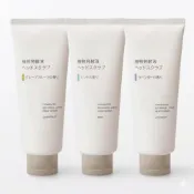 (店+)【MUJI 無印良品】植物發酵液頭皮去角質磨砂膏 葡萄柚香/薄荷清涼/薰衣草香  200g 日本熱銷 日本限定 控油
