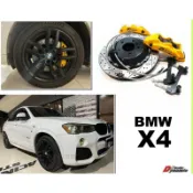 小亞車燈＊全新 BMW X4 F26 DS S1卡鉗 大六活塞 浮動碟 380碟盤 劃線打洞 金屬油管 來令片 轉接座
