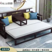 【免運🚚廠傢直銷💥限時下殺】羅漢床 新中式全實木羅漢床簡約沙髮床折疊兩用大小戶型新款客廳一體床榻 RG1Y