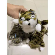 翻滾貓仿真大笑絨毛寵物娃娃玩具（現貨
