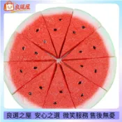 ✨仿真模型 5片人造西瓜片模型仿真假水果沙拉拼盤蛋糕裝飾 模型 仿真 食物 裝飾 仿真