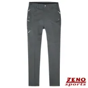 ZENO 涼感吸排速乾 抗UV 戶外休閒鬆緊長褲 灰色
