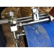 旋轉式PE管刮刀 63-800mm管道刨刀 去除氧化層刮刀 不銹鋼機架刮 運費咨詢