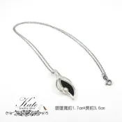 銀飾純銀項鍊 泰國珍珠魚皮 天然珍珠 葉子 設計款 925純銀寶石項鍊 KATE銀飾