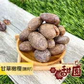 甘草橄欖(無籽)/黃草橄欖 100g 酸甘甜 蜜餞 解膩 古早味蜜餞 辦公室零食 蜜餞推薦 懷舊滋味【甜園】
