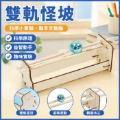 藍象科學小實驗 雙軌怪坡 國小生科技小製作 兒童趣味物理課堂 教具 科學 科學實驗 科學玩具 科學教具 實驗
