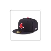 (店+)【NEW ERA】AG Life NEW ERA MLB 波士頓 紅襪 59FIFTY 正式球員帽 通用 丈青 襪子 棒球帽