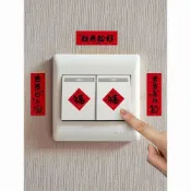 🔥臺灣出貨-爆款熱賣🔥過新年裝飾開關貼迷你小對聯2025新款福字貼蛇年家庭春節春聯貼紙