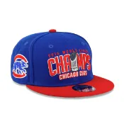 【NEW ERA】MLB 芝加哥 小熊 2016 冠軍紀念帽 復古排版 寶藍 9FIFTY【ANGEL NEW ERA】