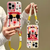 和居工造 免運 公司貨 保護殼 適用iPhone17手機殼 16卡包12米奇米妮11卡通蘋果14掛繩可愛13 HZGZ01191