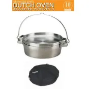 【野外工務店】SOTO 日本 10吋 HALF不鏽鋼荷蘭鍋組 ST-910HF+ ST-910HFCS