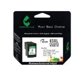 【綠犀牛】for HP NO.63XL F6U64AA 黑色高容量環保墨水匣(適用HP Envy 4520;DeskJet / DJ 1110)