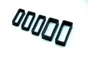 16mm 18mm 20mm 22mm矽膠表帶圈,錶圈,錶帶環可替代casio jaga等同規格電子錶,造型錶,石英錶