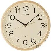 【SEIKO 精工】香檳金大數字時鐘 掛鐘-36.1cm 送禮 禮物 推薦(QXA020A)