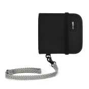 Pacsafe RFIDSAFE V100 防盜皮夾(黑色)[PF10556-BLK]