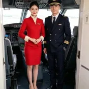 【品質驗證】空姐制服 香港國泰航空制服空姐制服空乘院校職業裝裙裝酒店迎賓禮儀工作服  免運