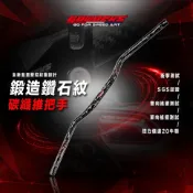 【GOWORKS】卡夢鍛造紋把手 粗把28.6規格 Carbon碳纖維把手 正碳纖維把手 改裝把手 手把