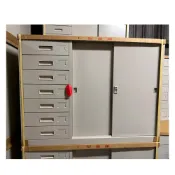 (店+)【專業傢俱】鐵櫃4尺鋼製鐵拉門邊七屜鐵櫃/書櫃/玻璃櫃/公文櫃/文件櫃/收納置物/鐵櫃/全新