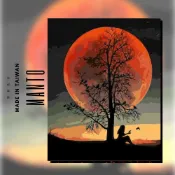 藍月｜Manto【台灣製造】有釘好內框數字油畫