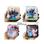 (店+)【Disney 迪士尼】史迪奇 迪士尼 隨身 錢包 卡包 拉鍊零錢包 零錢包 耳機包 收納小包  亞馬遜 沃爾瑪 熱賣 禮物