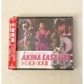 中森明菜 日本1989年首版EAST LIVE 現場演唱雙CD專輯，收錄明菜21首冠軍單曲，已絕版，片況優美，值得收藏。