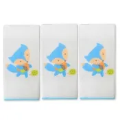 【VIVIBABY】台灣製 小狐狸精梳棉超柔紗布手帕-9入(MIT高密度紗布巾 手帕 餵奶巾 洗澡巾)