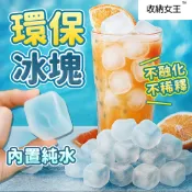 隔日出貨 重複使用環保冰塊 PE冰塊模具 冰塊盒 矽膠製冰盒 製冰模具 威士忌製冰盒 收納女王 ASA024