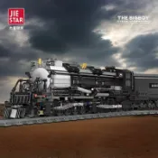 全球選品1館 生活百貨 小顆粒積木59005蒸汽火車益智男孩7-14歲拼裝積木模型桌面擺件