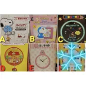〔出清中〕正版🇯🇵 Snoopy 史努比 Doraemon 哆啦A夢 任意門 Kanahei 時鐘 kitty貓 一番賞