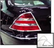 圓夢工廠 Benz S W220 S280 S320 S350 S430 1998~02 鍍鉻銀 車燈框 後燈框 尾燈框