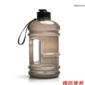 戶外運動冷水壺塑膠杯子 2.2L大容量健身房petg禮品水杯印製logo 黑色 2.2L