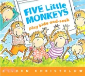 【三民網路書店】Five Little Monkeys Play Hide and Seek 作者：Eileen Christelow