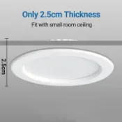 LED 日光燈 7W 感應走廊天花板射燈嵌入式白色照明燈具