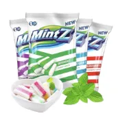 ✨台灣有貨✨免運✨【輕野派零食店】MINTZ明茨薄荷軟糖印尼進口雙重薄荷糖清新清涼葡萄味休閒小零食
