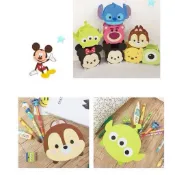 迪士尼 Tsum Tsum  米奇 米妮 史迪奇 大眼仔 奇奇蒂蒂 收納盒 筆筒 桌上收納