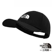 【The North Face】水洗棉 66 Classic Hat 輕量透氣耐磨防曬棒球帽子_4VSV-KY4 正黑 V