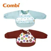 【現貨附發票】 Combi 新長袖防汙圍兜｜7個月以上適用｜圍兜｜吃飯圍兜｜原廠公司貨