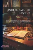 【三民網路書店】Indexed Map of Indiana: Showing the Railroads in the State, and the Express Company Doing Business Over Each, Also, Counties, Islands, Lakes a