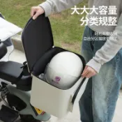 機車掛包 前置後置掛包✨電瓶車后置儲物箱客房頭盔防污防水大容量電動自行車掛包帶蓋分類 可愛掛包 掛袋