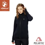 悠遊山水戶外生活館 【Wildland 荒野 女 Polartec PSP彈性功能外套《黑》】P2609/薄外套/刷毛外套/中層衣