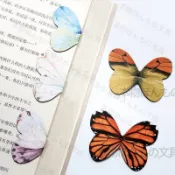【本物研究所🎨】✨臺灣-出貨✨創意蝴蝶磁性書籤國小生簡約文藝精美可愛小清新磁鐵活頁夾學生用