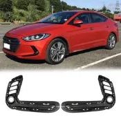 台灣現貨HYUNDAI 現代 Elantra 2016-2019 高配置的右保險槓格柵駕駛燈罩霧燈蓋  露天市集  全台