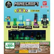 r胖瑪日本購🌸正版 MINECRAFT 第6彈 創世神 我的世界 排排站 蓄光 扭蛋 轉蛋 公仔 擺飾 夜光扭蛋 麥塊