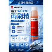 （金晟小舖）雨刷精30ML／玻璃清潔劑／玻璃油膜去除劑／雨刷潤滑劑／福士WURTH